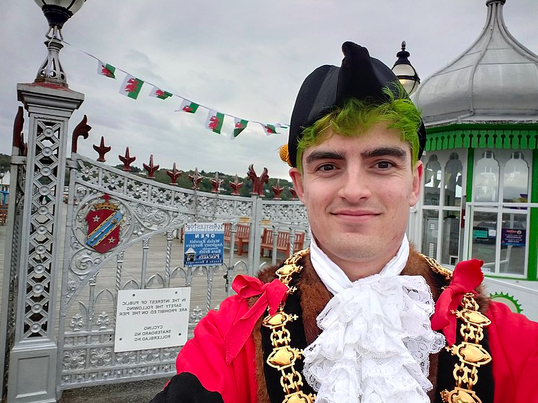 Owen Hurcum are the first known non-binary mayor in the world