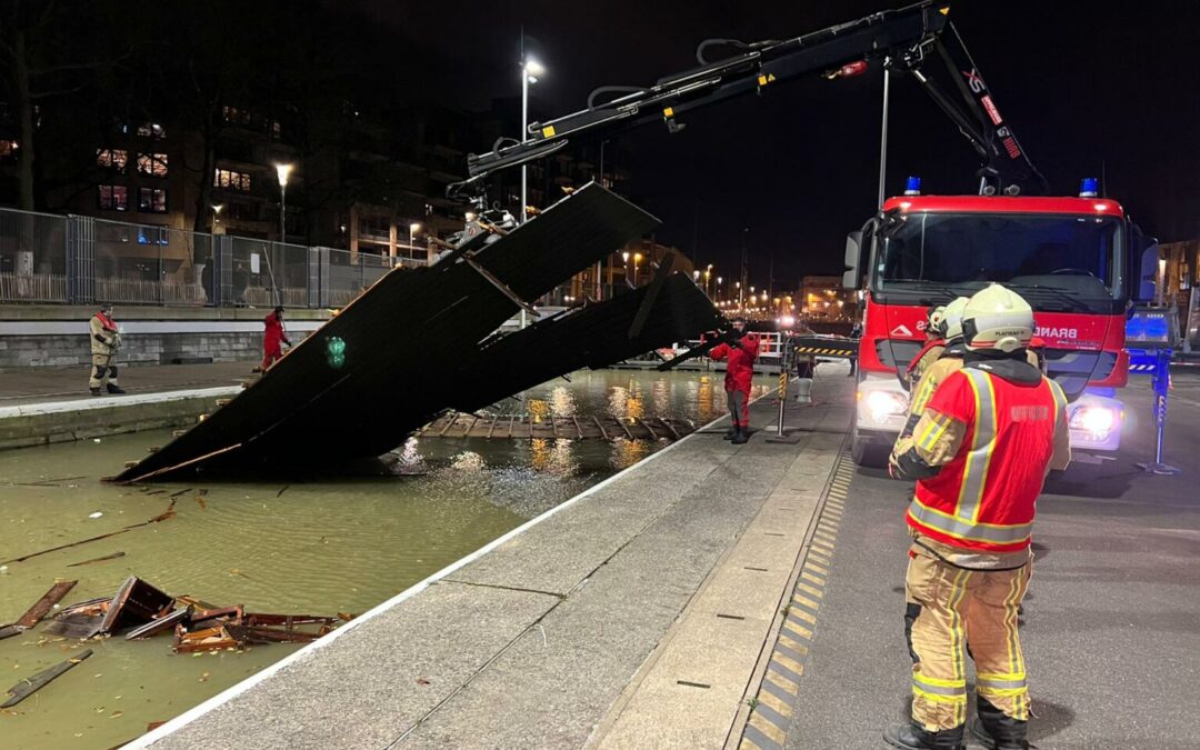 Belgian cities combat the consequences of Eunice Storm