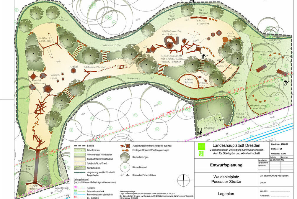 Dresden’s Südpark gets a new forest playground, co-designed by children
