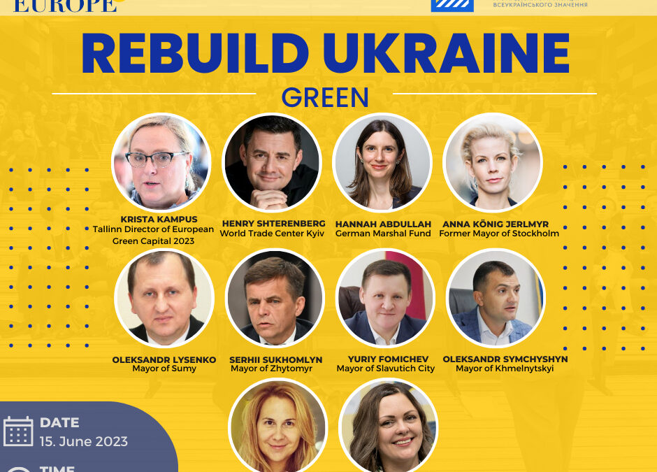 Rebuild Ukraine Green event held online